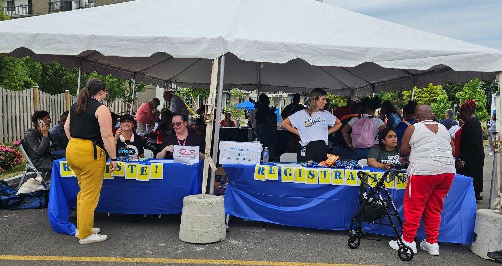 Dozens of people attended the first Community Day at 907 Michigan, hosted by Roswell Park's Community Outreach and Engagement Teams. 