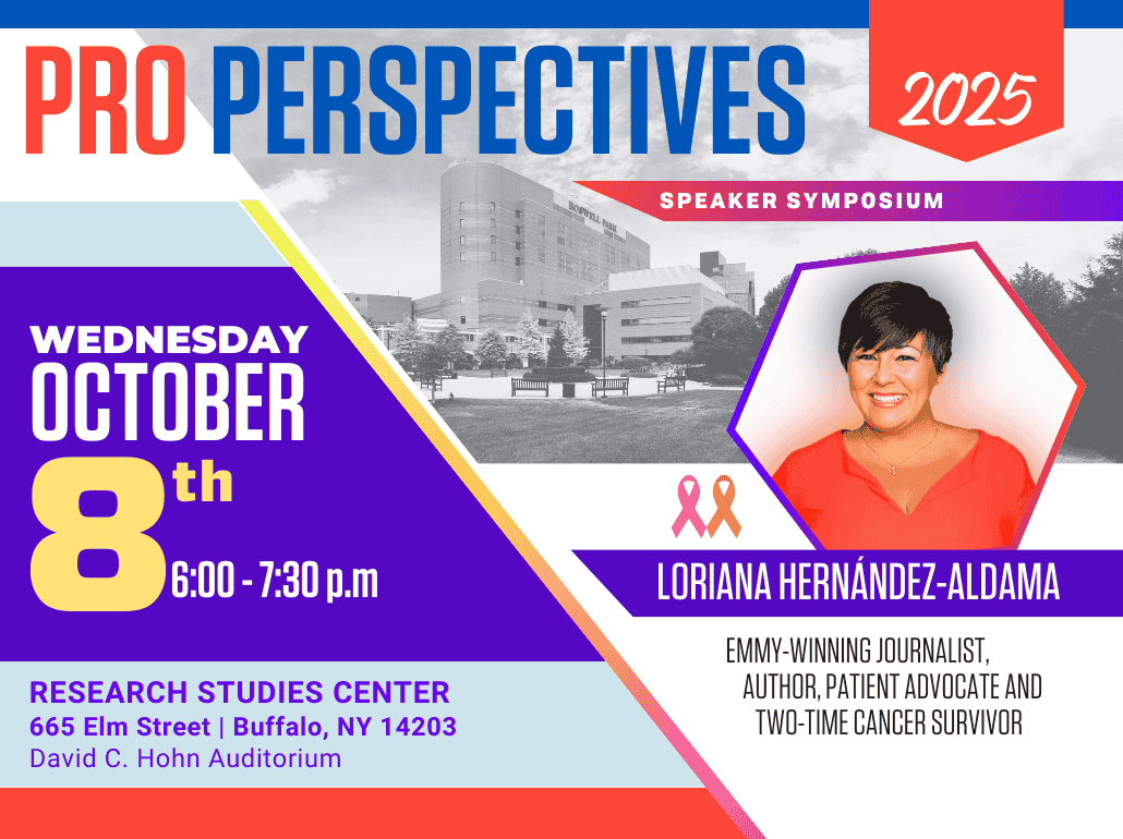 A flyer for the October 8, 2025, Pro Perspectives symposium with Loriana Hernandez-Aldmama.
