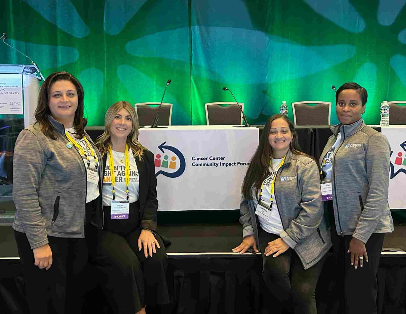 Leaders of Roswell Park's Community Outreach and Engagement teams presented at a conference in Raleigh, NC. 