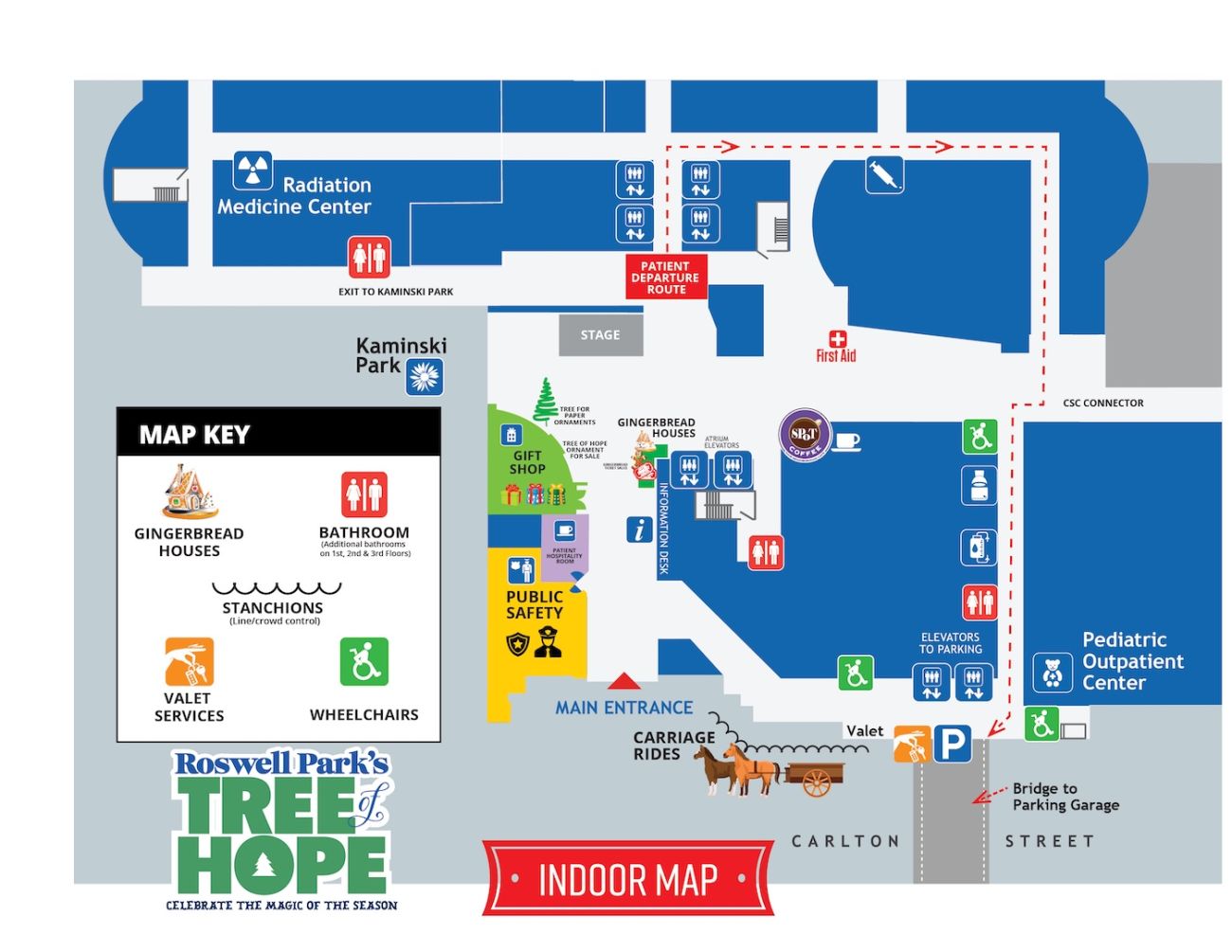 Tree of Hope Indoor Map 2025