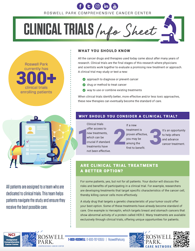 Clinical Trials Info Sheet