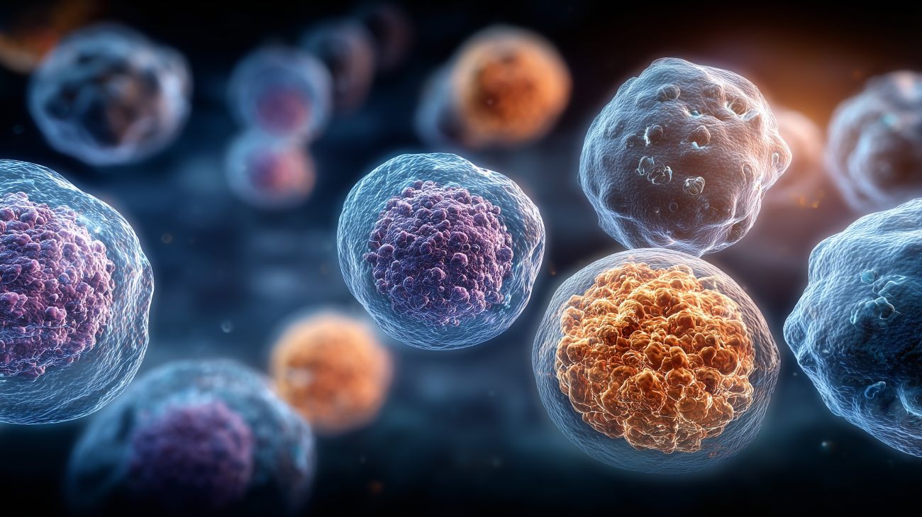 Close up of cancer cells