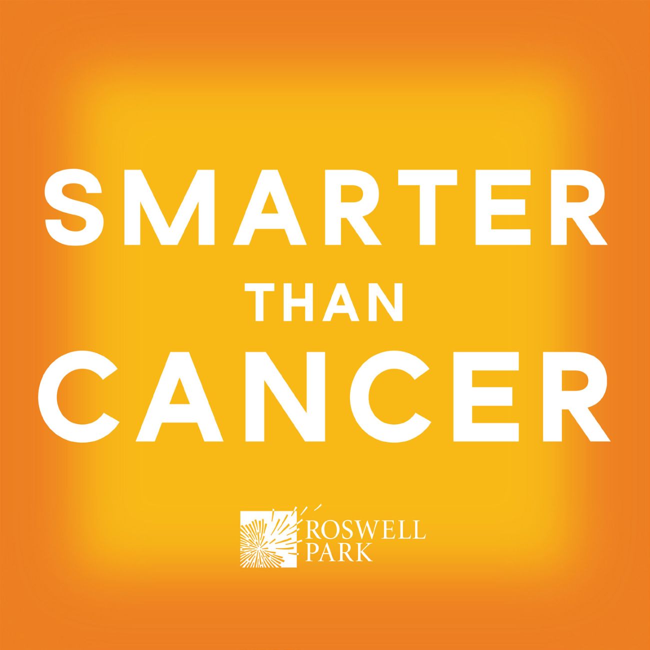 Smarter than Cancer orange logo - 2025