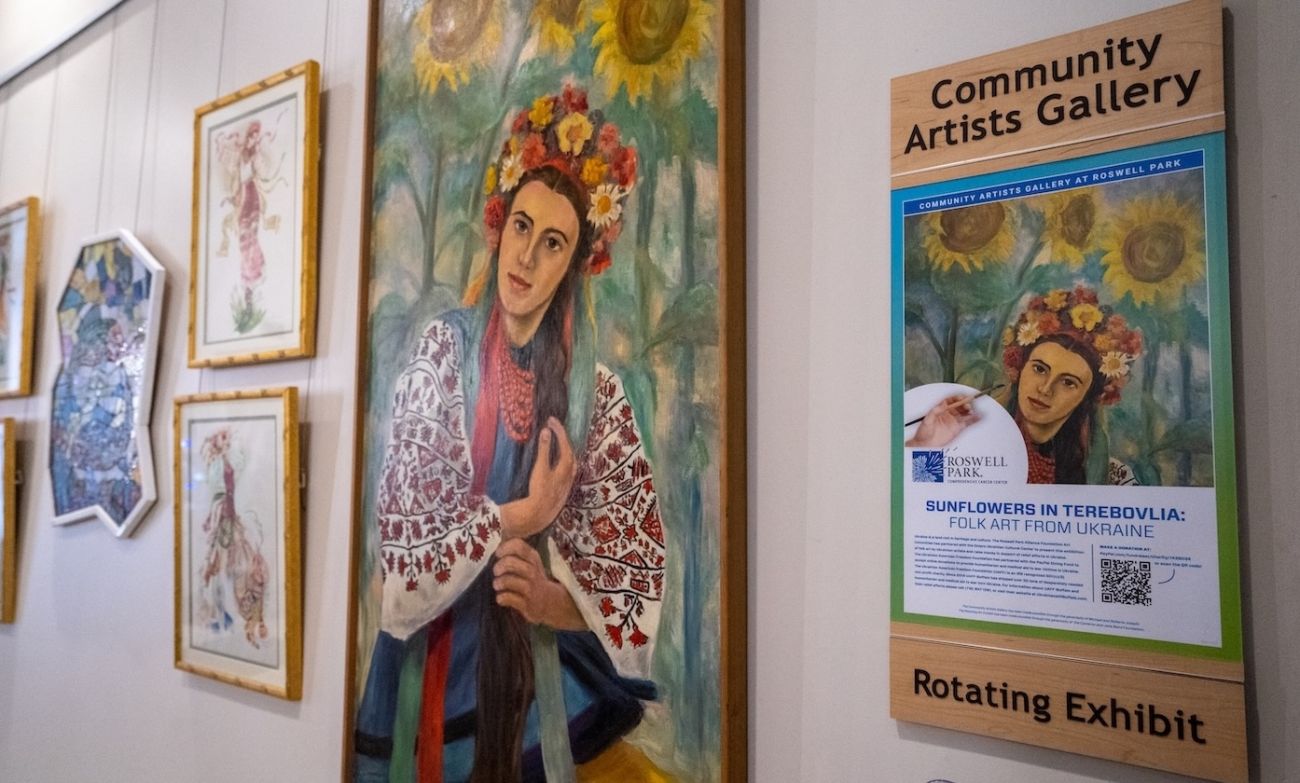 2022 Community Artist Gallery displaying Ukrainian artists