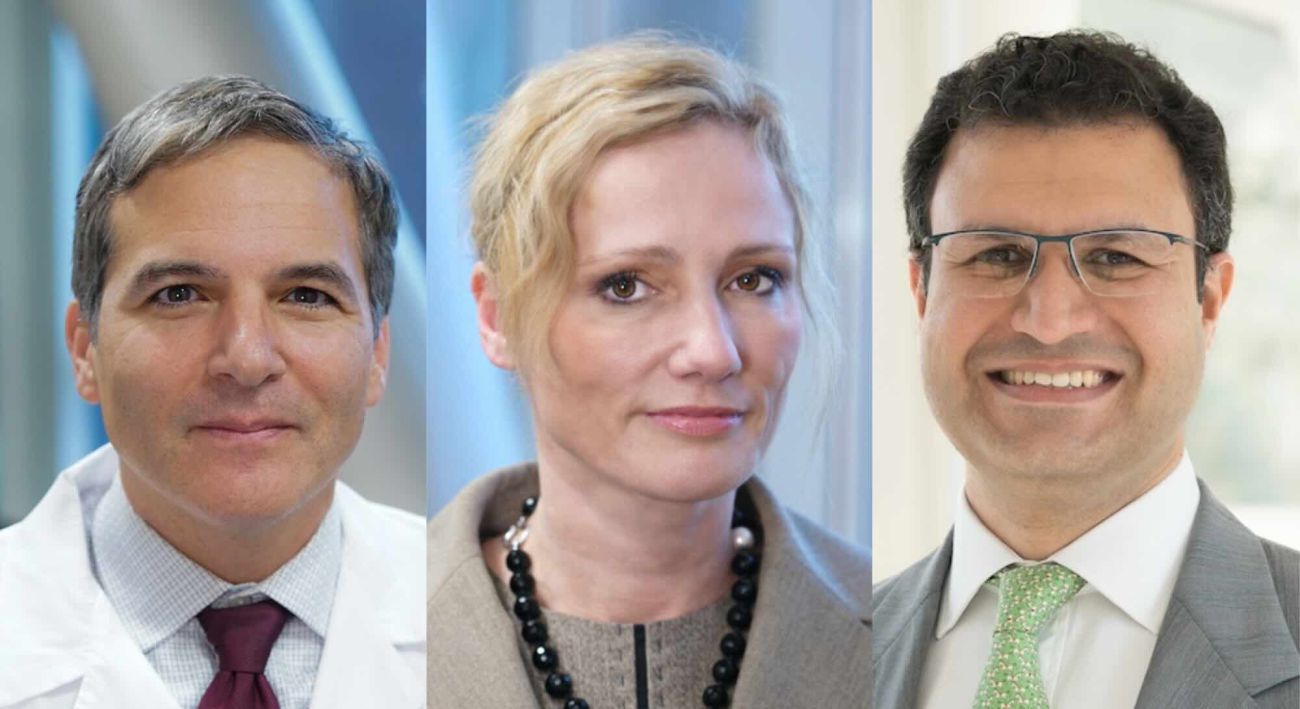 Three doctors headshots