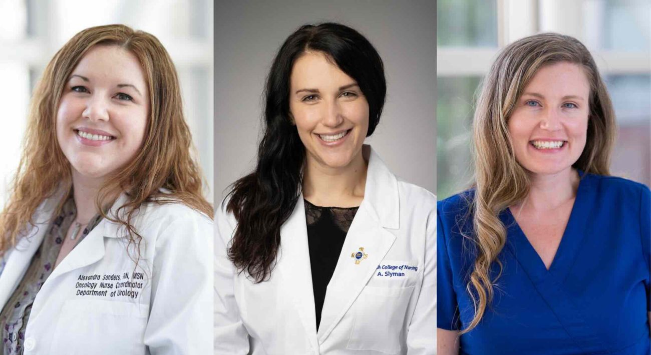 Three nurses headshots