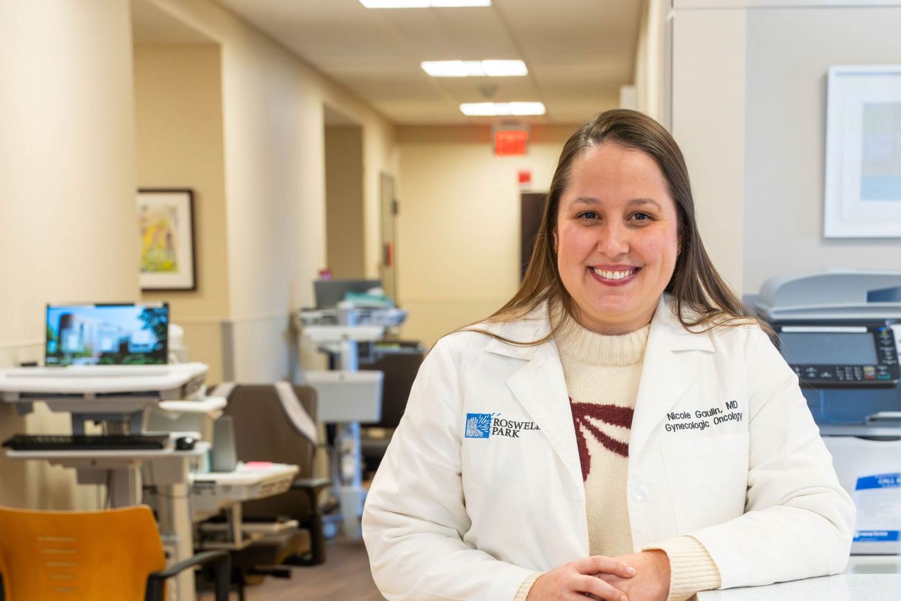 Dr. Nicole Gaulin smiles for the camera