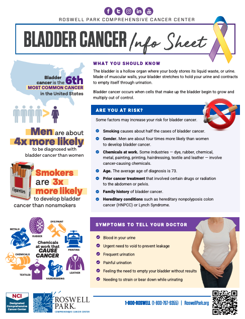 Bladder Cancer info sheet thumbnail