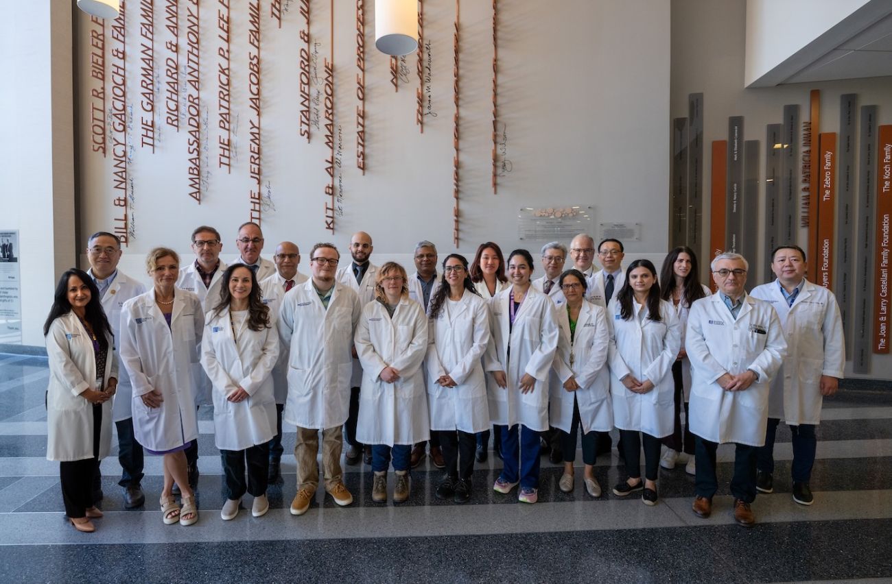 Group photo of the pathology department