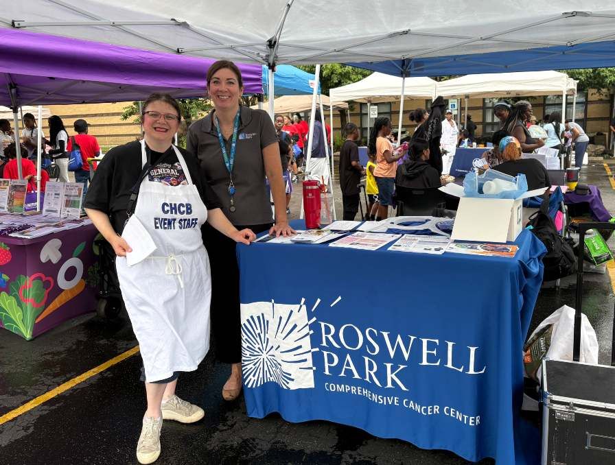 Roswell Park patient navigators celebrate Community Health Center Week in Buffalo.