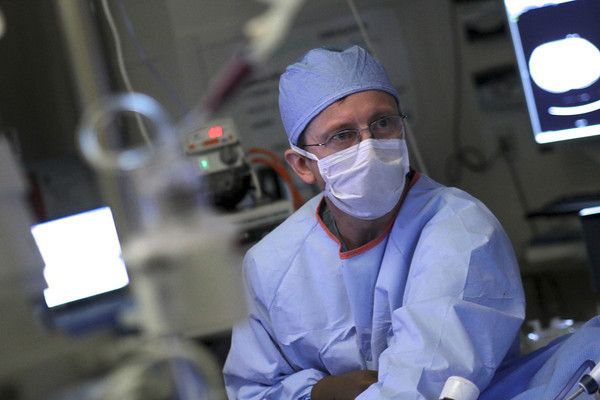 Dr. Boris Kuvshinoff in the OR