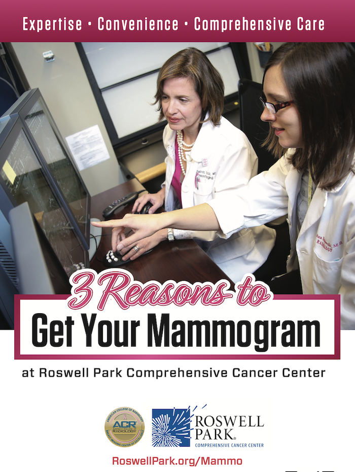 Breast Cancer Screening | Roswell Park Comprehensive Cancer Center ...