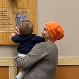 Rosemary DiLeo, ALL survivor, and her grandson.