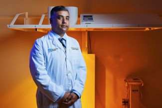 Dr. Anurag Singh, Director of Radiation Research at Roswell Park