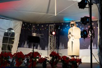 Dr. Candace Johnson hosts our virtual Tree of Hope lighting ceremony