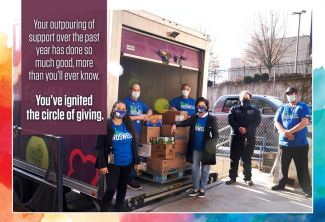 Your outpouring of support over the past year has done so much good, more than you'll ever know. You've ignited the circle of giving.