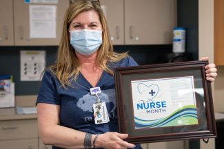Mel Lenz is Roswell Park's Nurse of the Month for May.