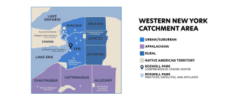 Roswell Park COE Catchment Map