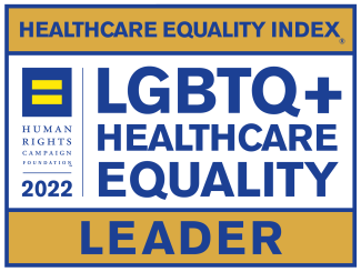 2022 HEI LGBTQ+ Healthcare Equality Leader logo