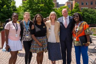 Roswell Park leadership celebrating Juneteenth