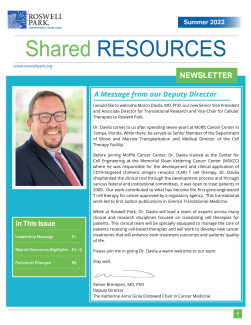 Shared Resources Newsletter Thumbnail - Summer 2022