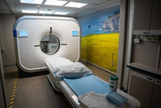 Low-dose CT machine