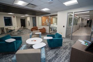Shared space in the Nursing Center