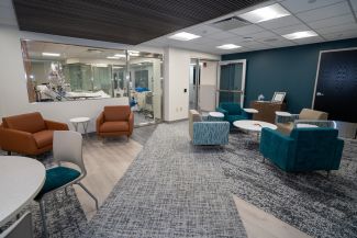 Common space within the Nursing Education Center