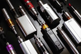 collection of vape cartridges with flavored tobacco