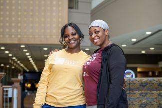 Nurses in the Roswell Park Lobby