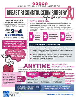 Info Sheet thumbnail for breast reconstruction surgery