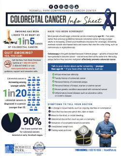 Colorectal Cancer Info Sheet Thumbnail