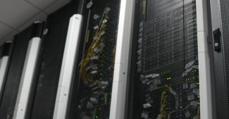 Rack of servers