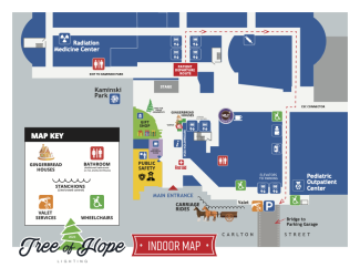 Map of Tree of Hope event locations
