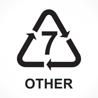 Symbol for plastics that may contain BPA earth day take care