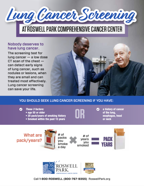 What is Lung Cancer Screening? | Roswell Park Comprehensive Cancer ...