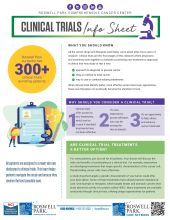 Clinical Trials Info Sheet