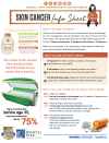 Skin cancer info sheet for teens cover 2022